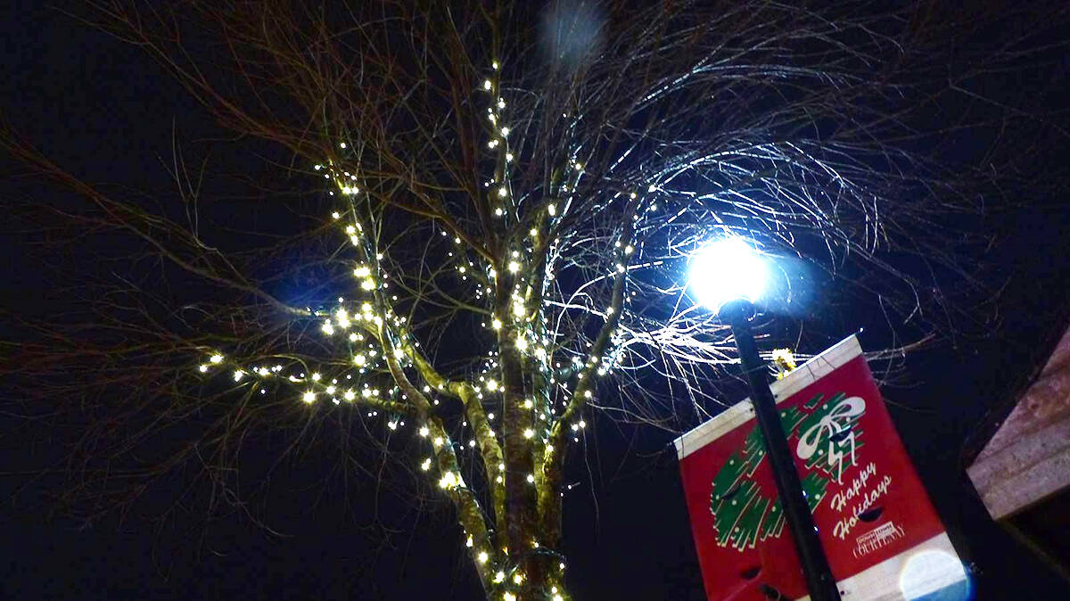 This years Moonlight and Magic theme is Cozy in Plaid and attendees are encouraged to dress in their coziest gear in celebration of the theme. Downtown Courtenay photo