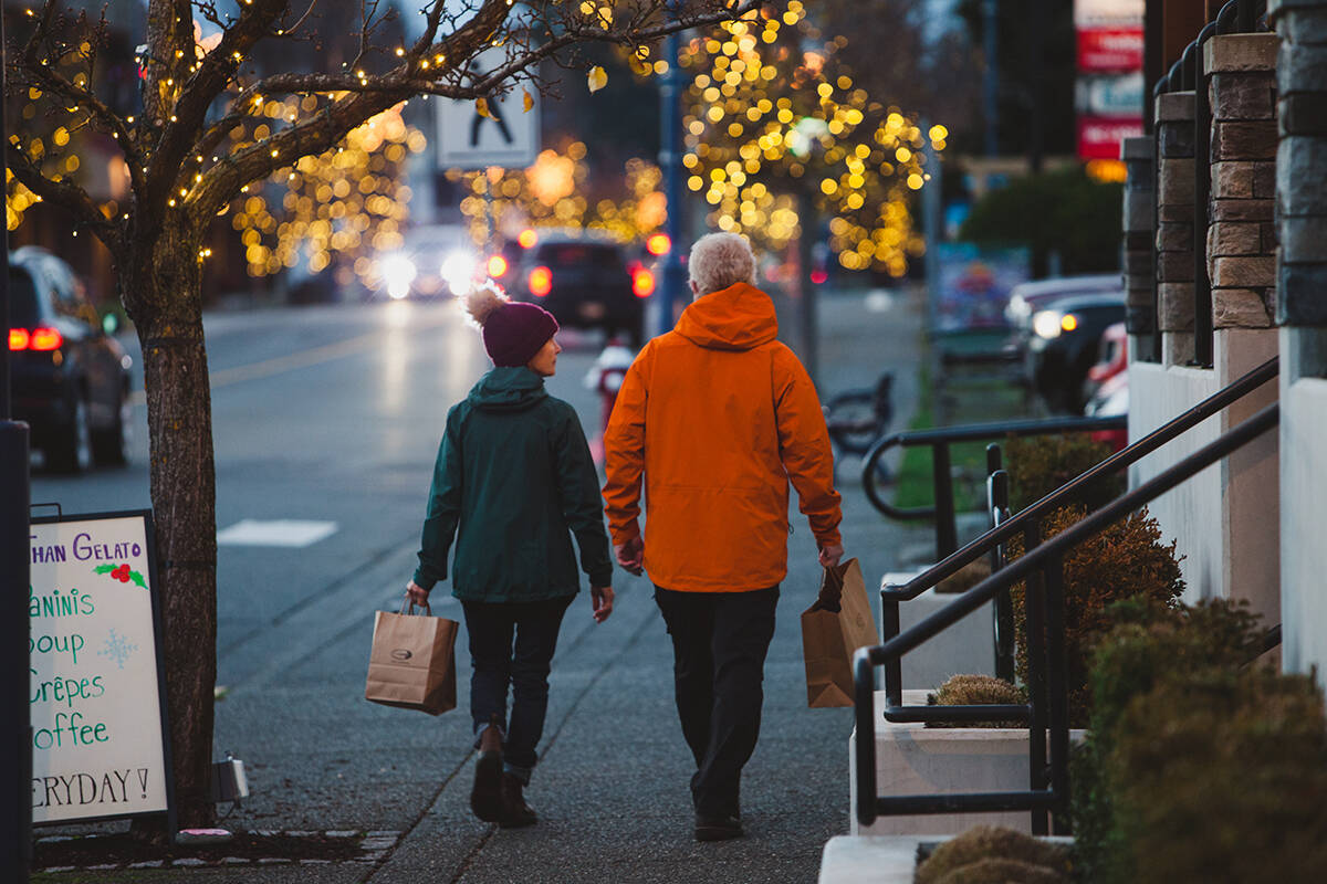 With boutiques and bookstores, shops for children, shops for outdoor enthusiasts and so much more, you can get everything on your shopping list in downtown Comox. Comox BIA photo.