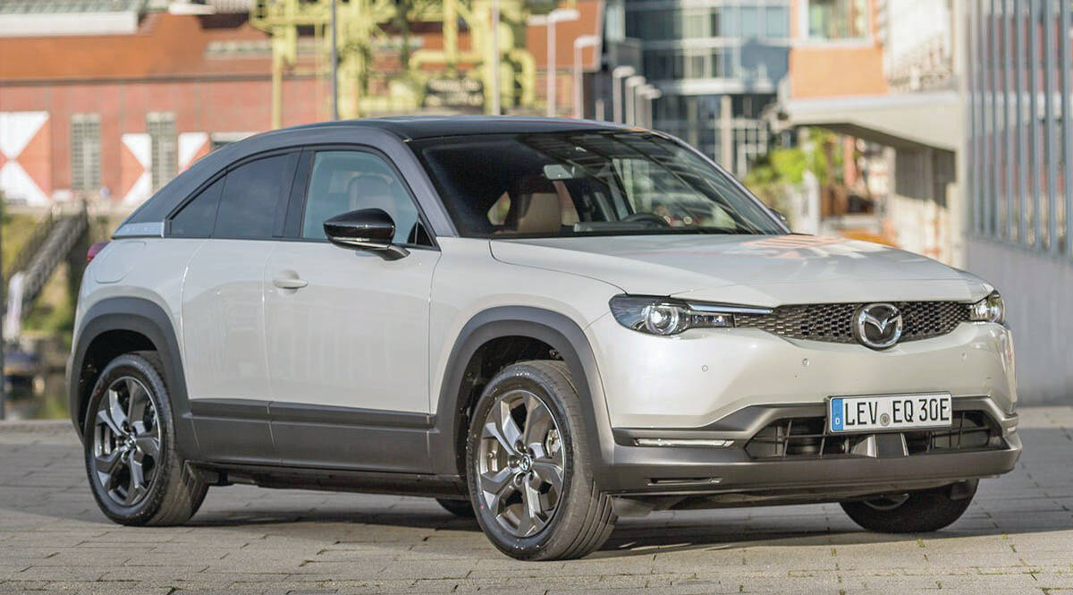 The range-extender option for the 2022 MX-30 EV appears to be on hold.
