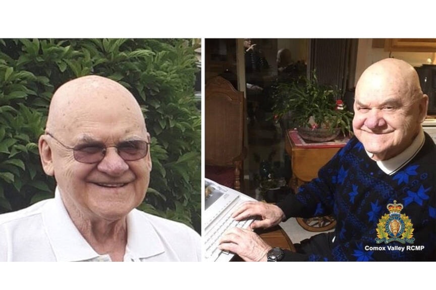 The Comox Valley RCMP is currently searching for William Roberts, 90, who is missing from Courtenay. Photo submitted