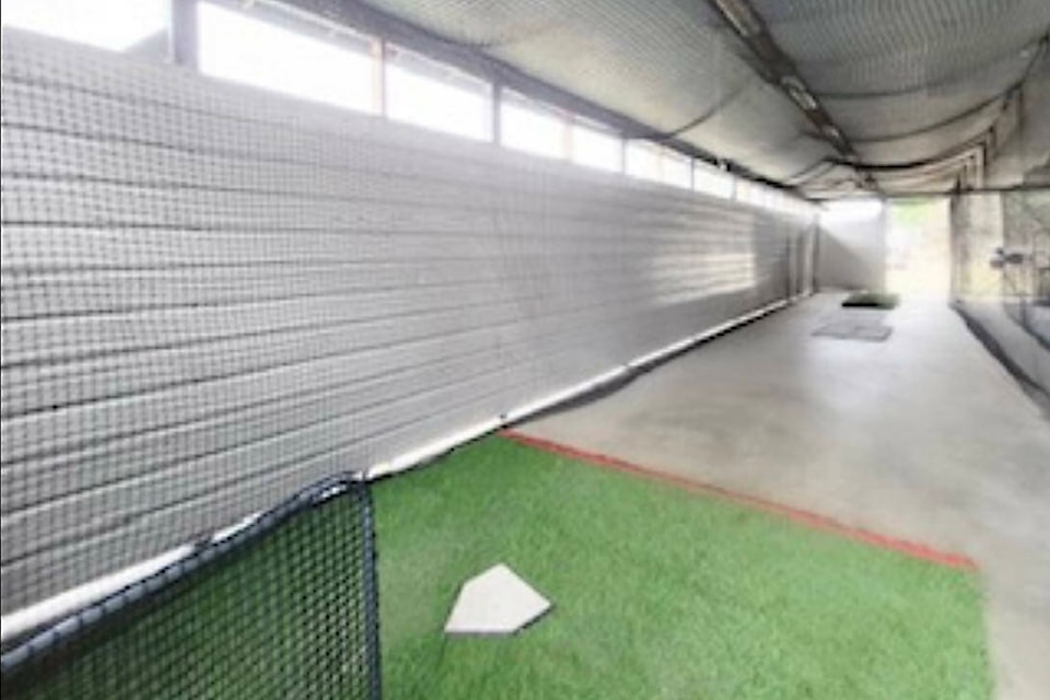 View of upgraded batting cage. Photo submitted