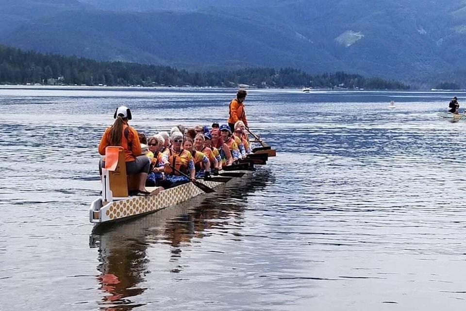Two decades ago, a group of women fulfilled a goal when they created the first dragon boat team in the Comox Valley. Photo supplied