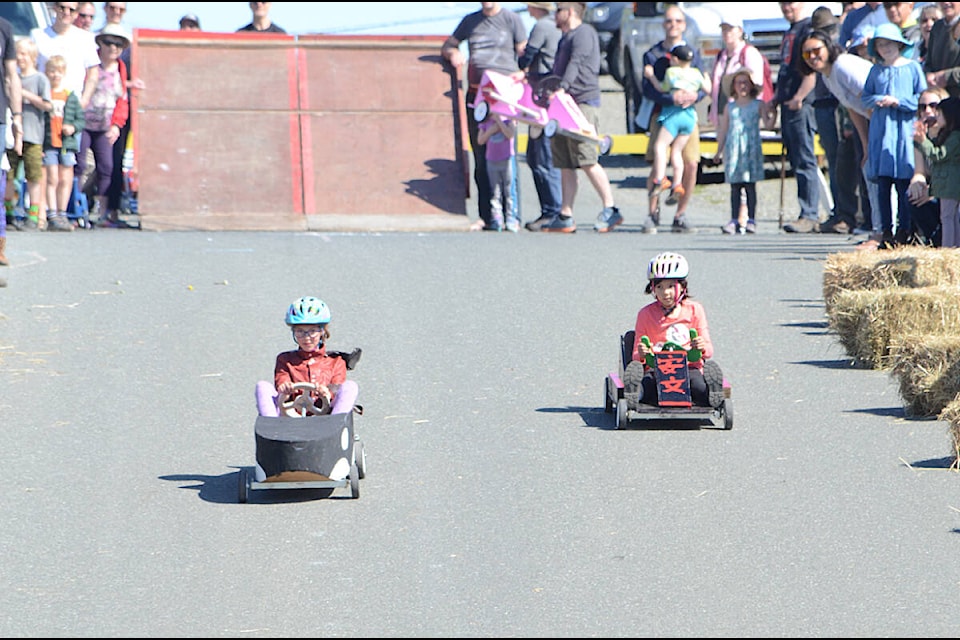 The soap box derby takes over 2nd Street for the Victoria Day Celebrations. Photo by Mike Chouinard