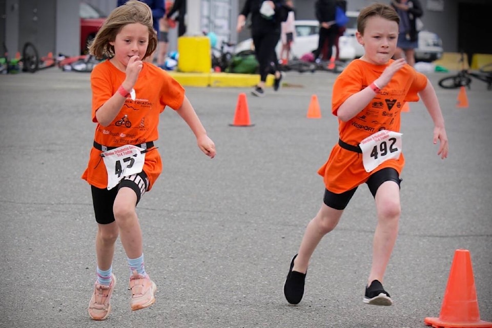 The 2022 Shoreline Orthodontics Tri-K Triathlon returned to the Comox Valley Sports Centre May 29. Photo courtesy Comox Valley Photographic Society