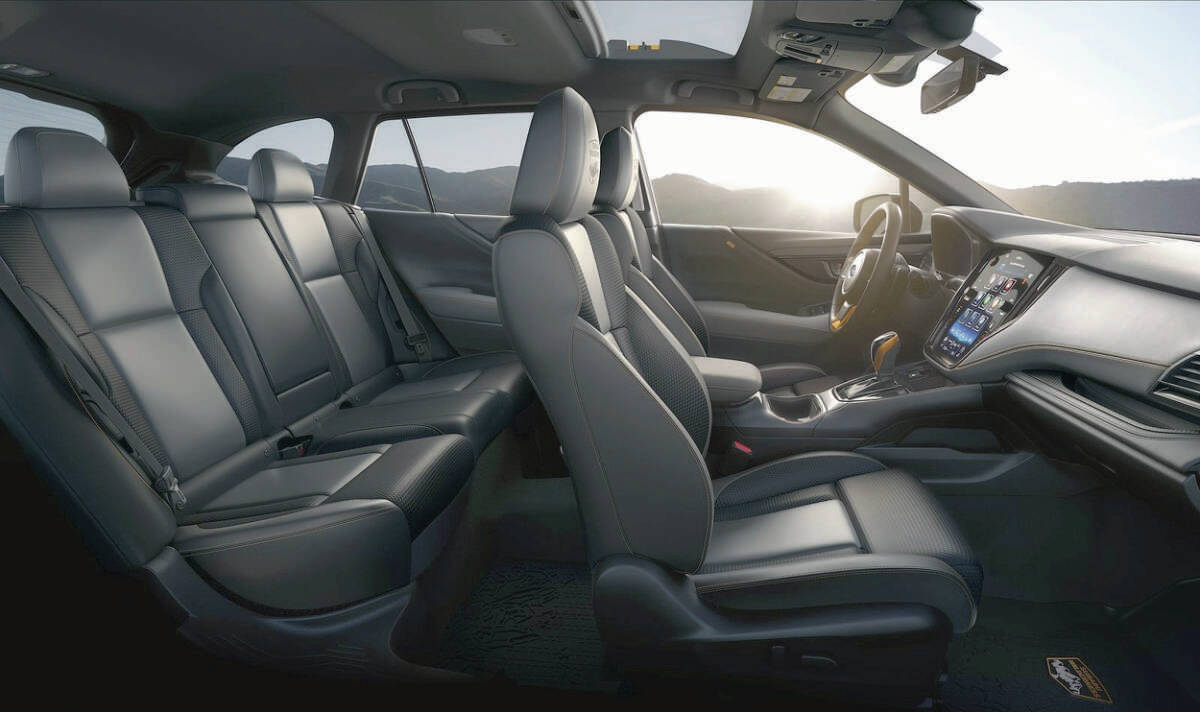 Although billed as an off-roader, the Outback WildernessÂ’s interior is quite luxurious, which means itÂ’s livable for the 99 per cent of the time when youÂ’re not off-roading. PHOTO: SUBARU