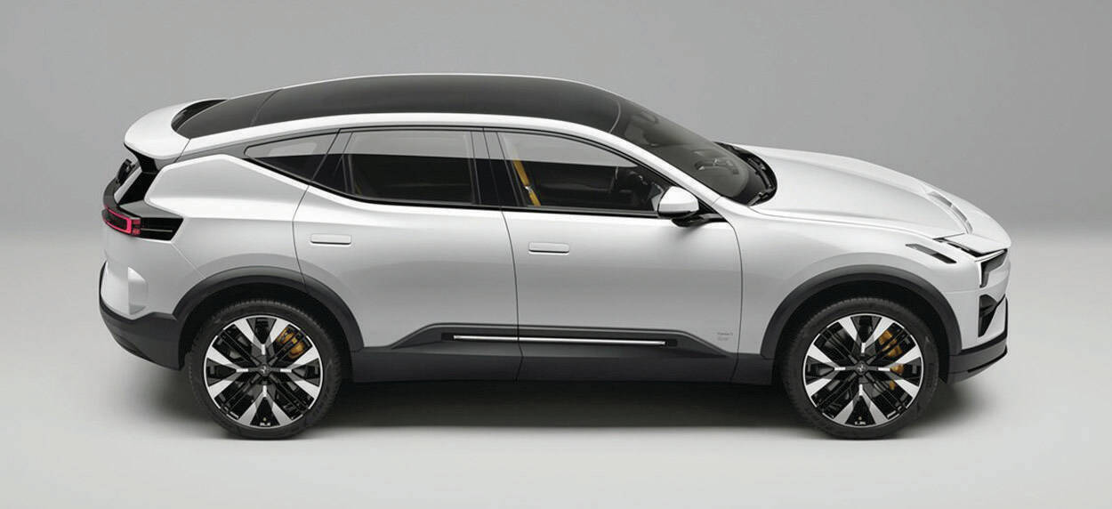Little is known about the upcoming Polestar 3, other than it will be a larger tall wagon that joins the current Polestar 1 and 2 hatchback. PHOTO: POLESTAR