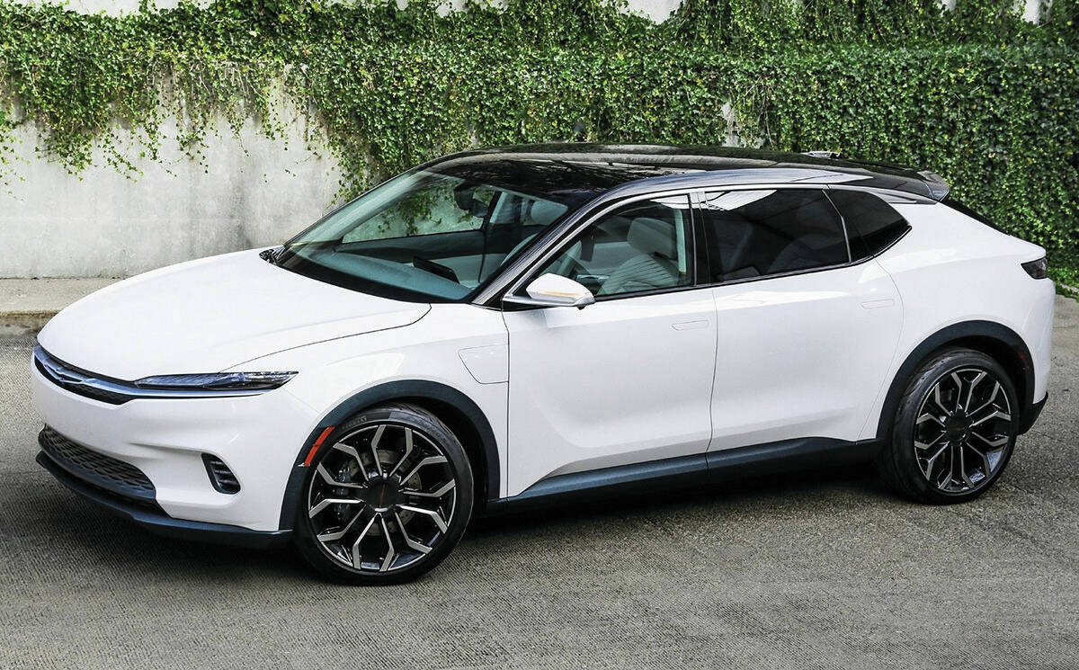 Chrysler will resurrect the Airflow name for its new compact electric vehicle. PHOTO: STELLANTIS