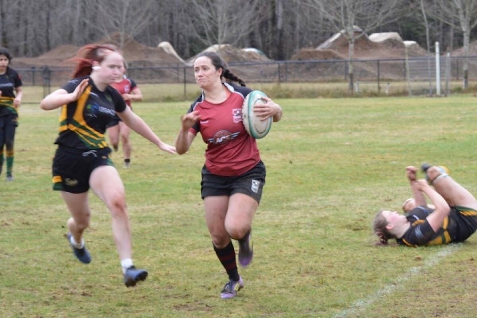 Centre Jess Nikkel on a breakaway. Photo courtesy Nicole Gagnon