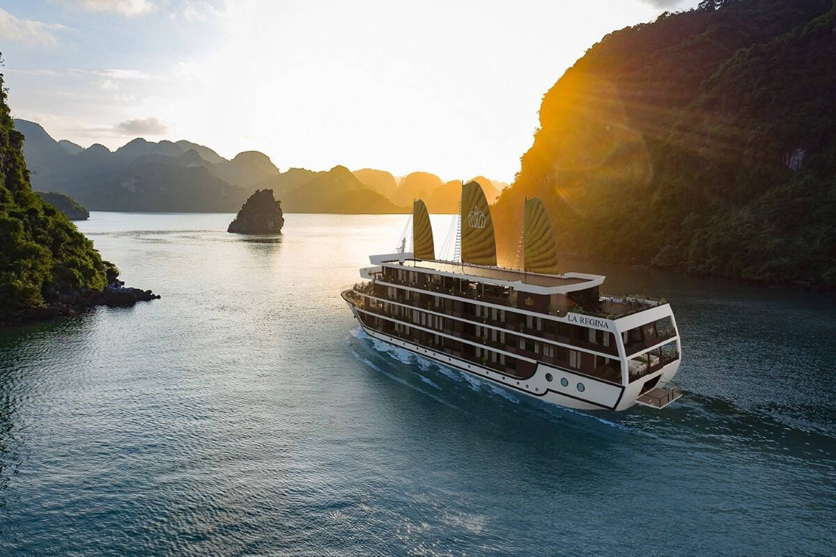 The 18-night Vietnam and Cambodia adventure includes a three-day cruise in Halong and Lan Ha Bays on La Regina Grand cruise.