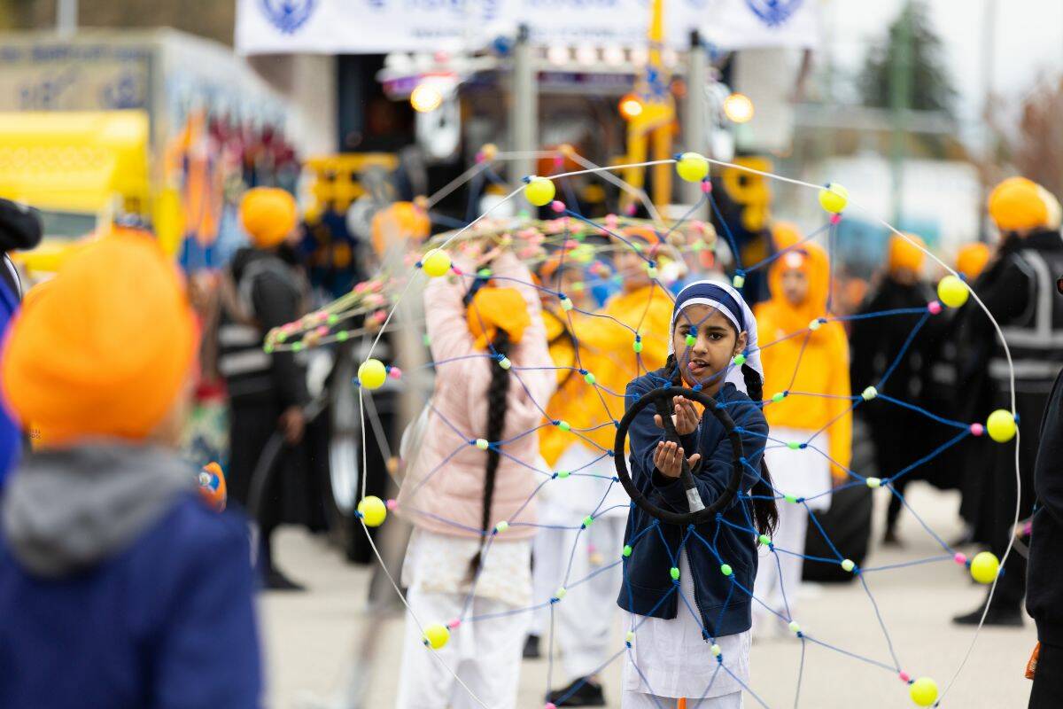 Surrey’s Vaisakhi parade in Surrey on Saturday, April 22, 2023. (Photo: Anna Burns)