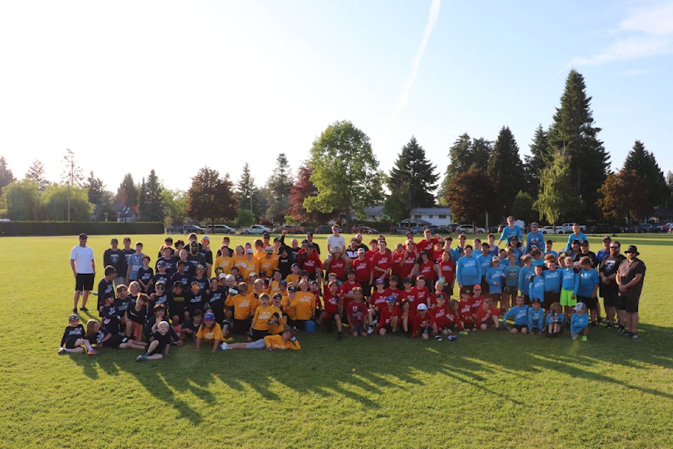 Comox Valley flag football season winds down. Photo supplied