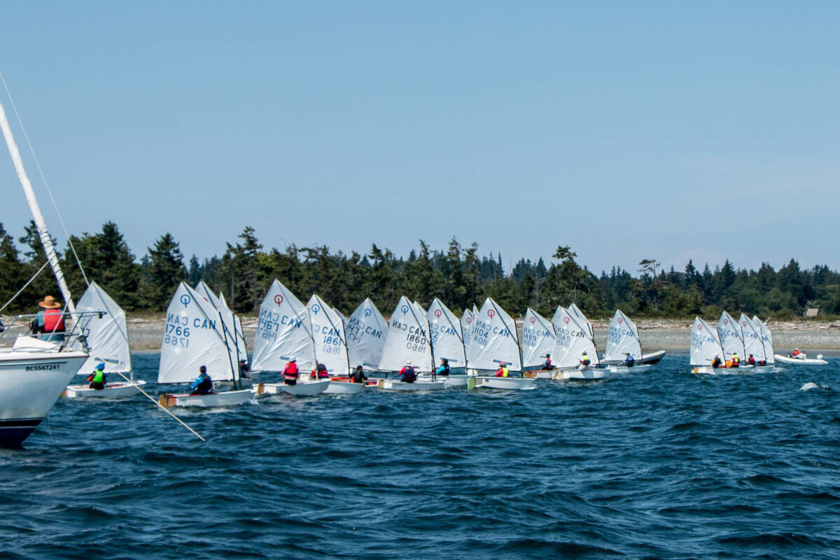 PHOTOS: BC Optimist Sailing Championships breeze through Comox