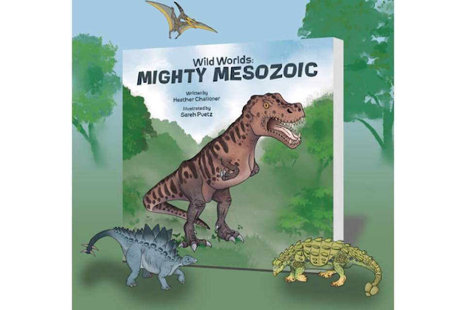 Sareh Puetz has provided the illustrations for the children’s book ‘Wild Worlds: Mighty Mesozoic’ a children’s book written by Heather Challoner. Photo supplied