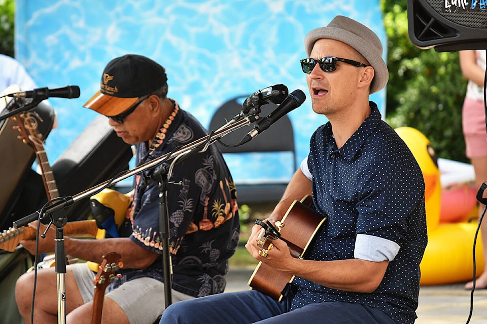 Over 200 people enjoyed a lively summer celebration at Berwick Comox Valley, with live music and a delightful variety of appetizers. (Olivier Laurin / Comox Valley Record)