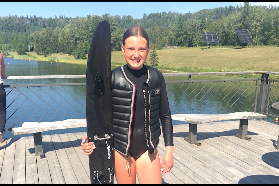 Madison Savory won the U12 slalom division at Westerns at Shalom Park in Edmonton Aug. 9-11.