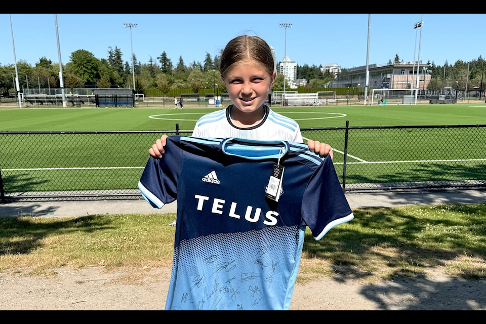 Kennedy Savory, 10, has earned several accolades this soccer season.