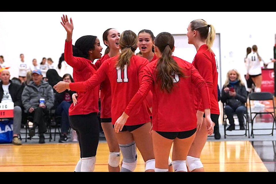 The Brentwood College School senior girls volleyball team placed 5th overall at the 'AA' Provincial Volleyball Championships Nov. 28-29.