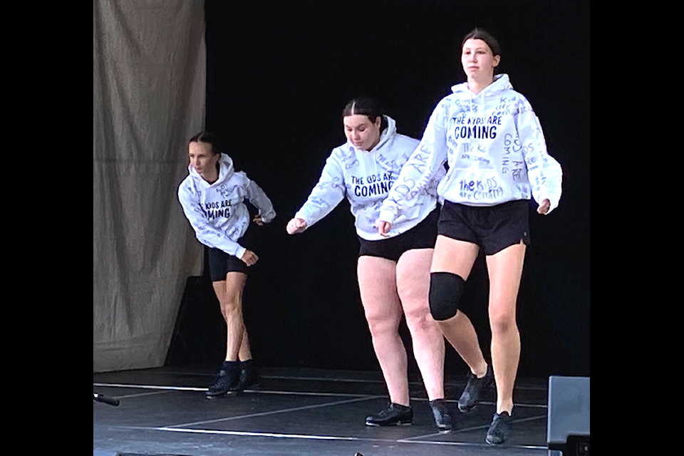 Students from Duncan's Carlson's School of Dance show off their skills on the Vital Stage in Charles Hoey Park on Friday, July 26. Their performance was part of the epic music festival's Teacher-Student Showcase.