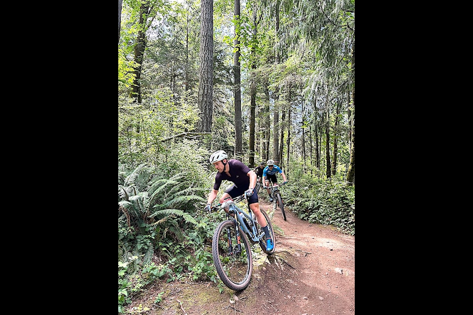 Maple Mountain was a highlight of the 2024 BC Bike Race that saw hundreds of riders racing through the Cowichan Valley on July 3. 