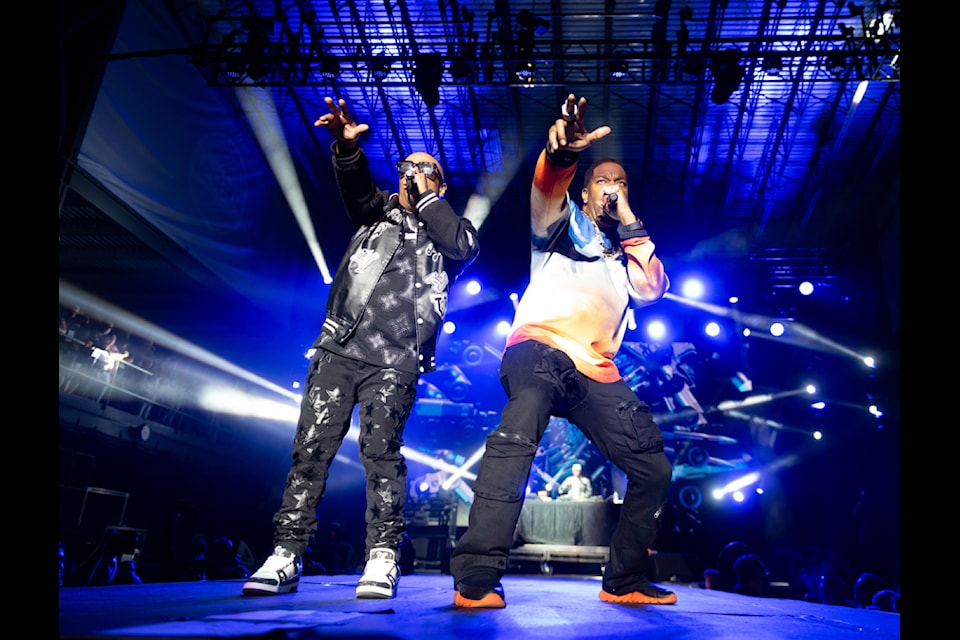 Busta Rhymes brings down the house at Laketown Shakedown over the Canada Day long weekend in Youbou. 