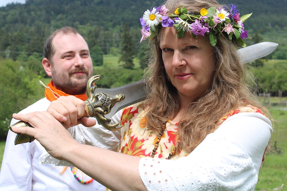 Rob Foell makes his Shakespeare directorial debut with 'Love's Labour's Lost'. Brandon Newall plays Berowne, one of the King's lords who signs his liege's oath to study for three years. Enter the princess played by Laura Sirmul. 'Love's Labour's Lost' runs until Aug. 17 at Gem O' the Isle farm.