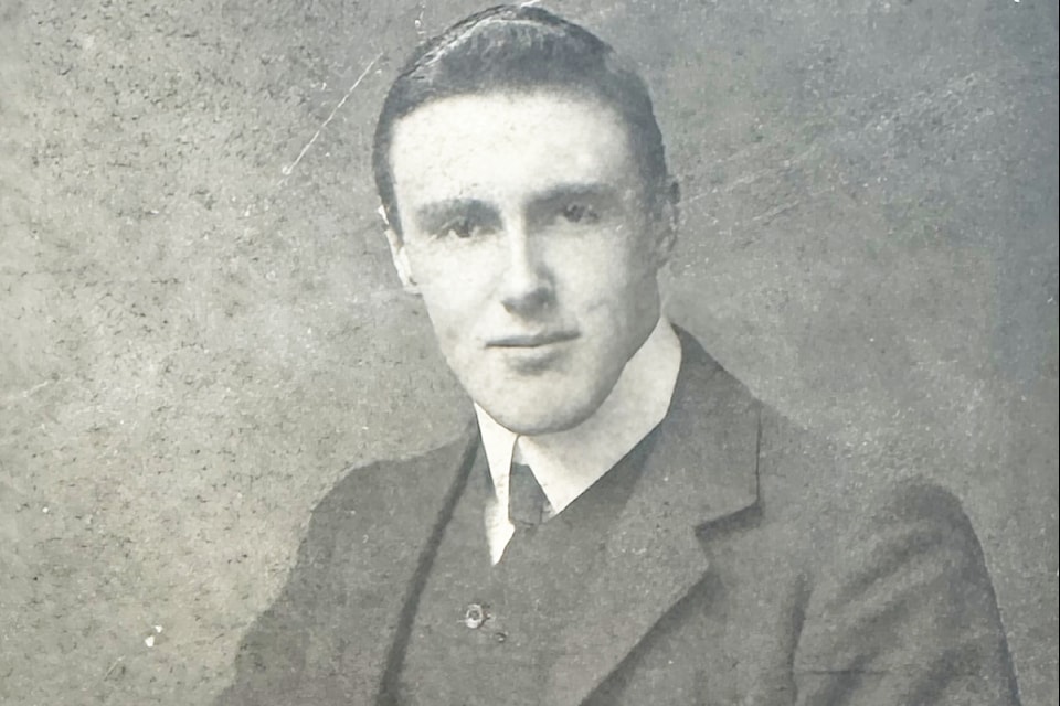 Sgt. John Muir as he’d have looked like when he was a lawyer in Moose Jaw. 