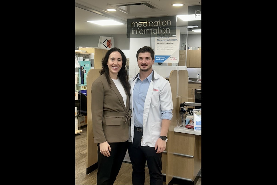 Deidre Huestis and Eric Skoretz are the new owners of Mill Bay Pharmasave. 