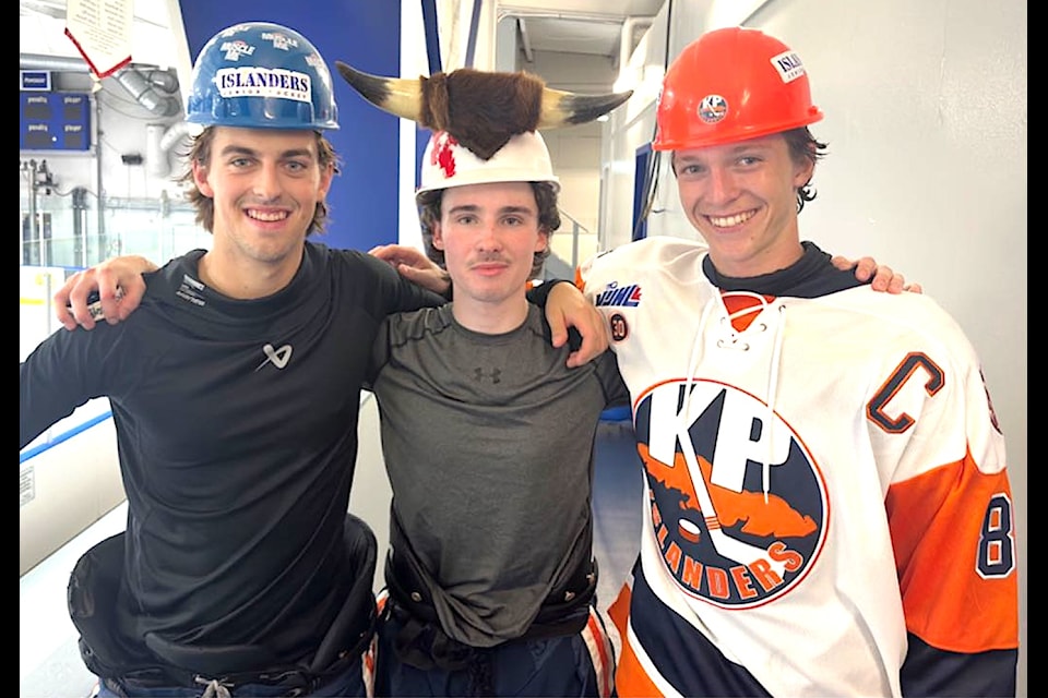 Locker room award winners for the second game of Kerry Park's 2024-25 regular season were Carson Brown with two goals, Bryce Burnett, who earned a Gordie Howe Hat-trick, and Matson Waring, with his shut-down defence.