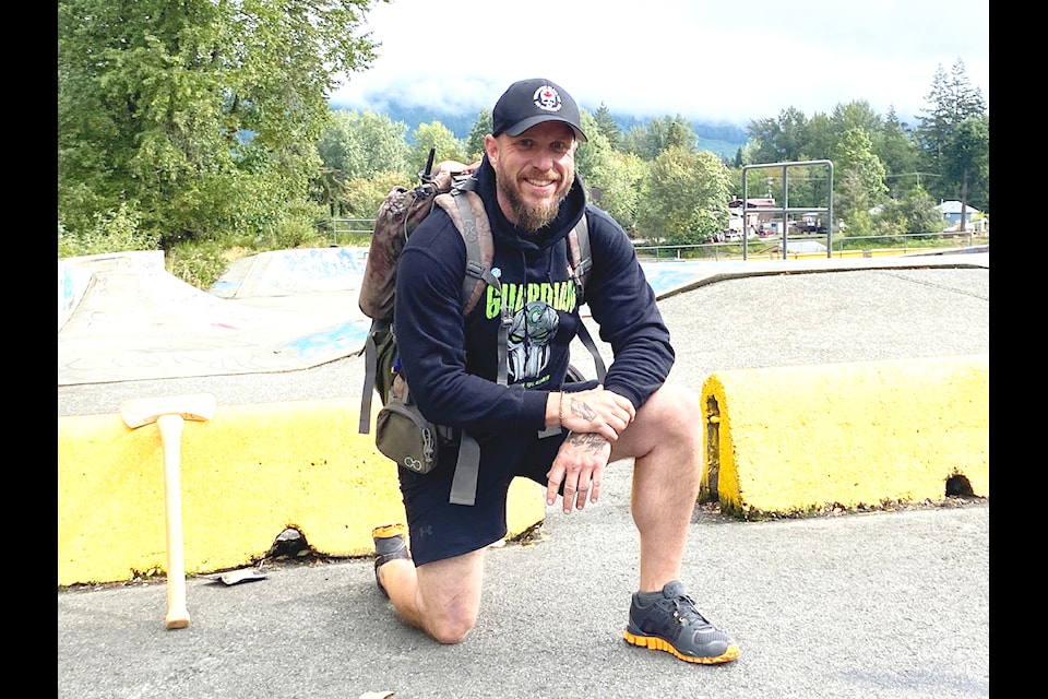 Retired army veteran and Lake Cowichan resident Francois Brisebois is holding his inaugural Freedom Warrior event on Sept. 22 in coordination with Canada Army Virtual Run.