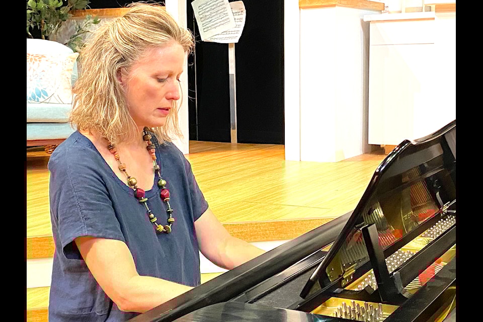 Erin Ormond plays unconventional piano teacher Elaine in Dorothy Dittrich's award-winning play 'The Piano Teacher'. 