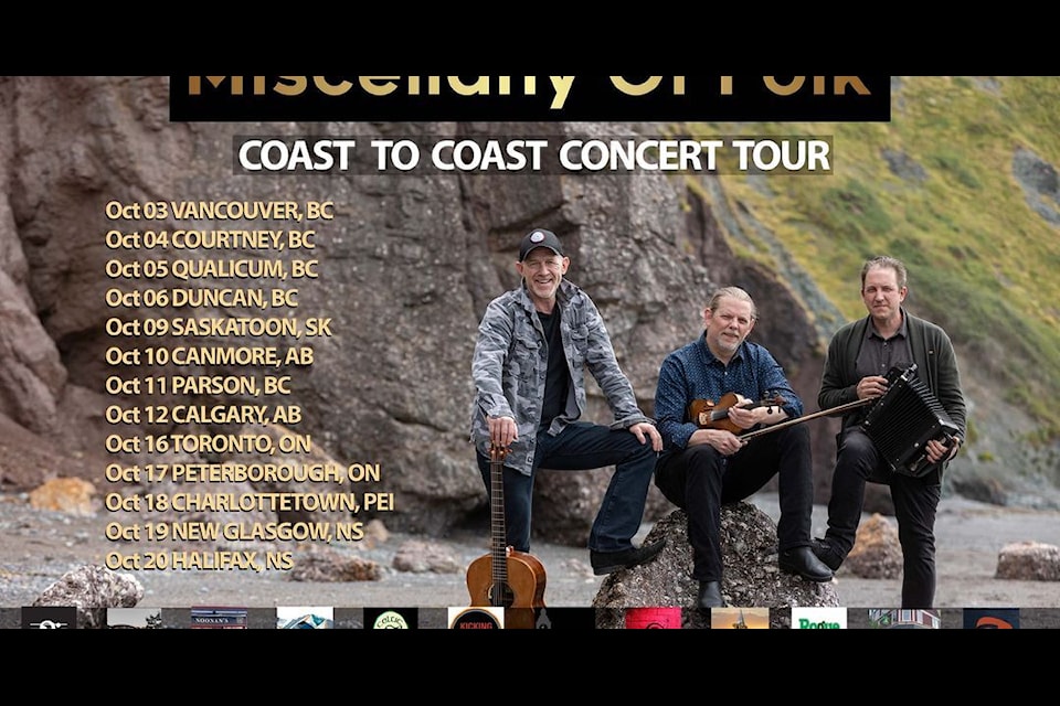 Get folked up on Oct. 6. at 7:30 p.m. Miscellany of Folk stops at the intimate Duncan Showroom as part of their west coast tour. 