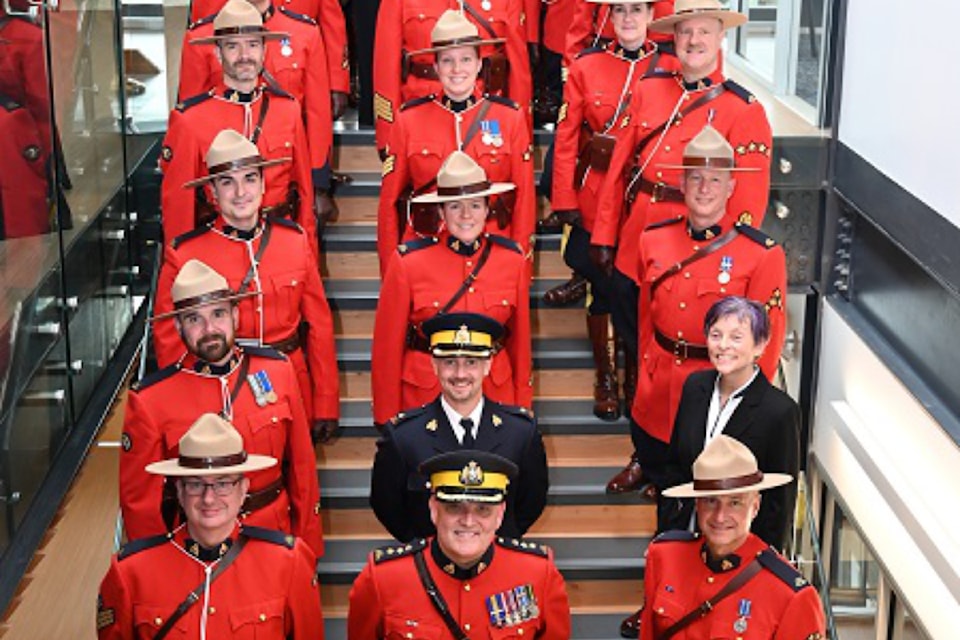 Some 56 Vancouver Island RCMP officers and staffers were awarded King Charles III Coronation Medals at a ceremony at the North Cowichan/Duncan detachment on March 20.