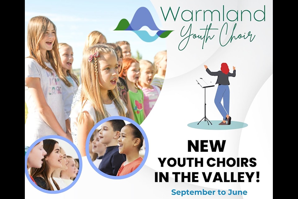 The Warmland Youth Choir is coming to the Cowichan Valley this September, and fall registration is now open. (Submitted)