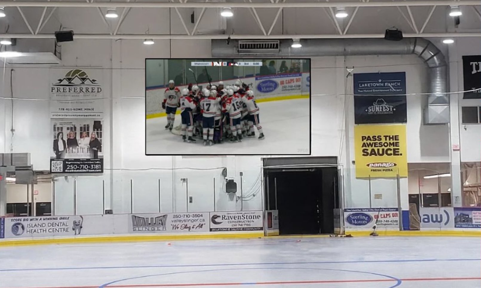 Cowichan Capitals: big screen to make big impact at home games