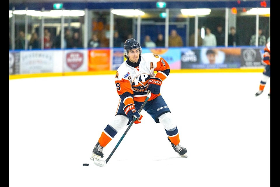 Kerry Park Islanders forward Carson Brown had a five-point night in a win over the Saanich Predators on Jan. 31.
