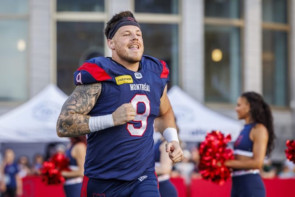 Brock Gowanlock has signed a one-year contract with the Montreal Alouettes. (Montreal Alouettes photo)