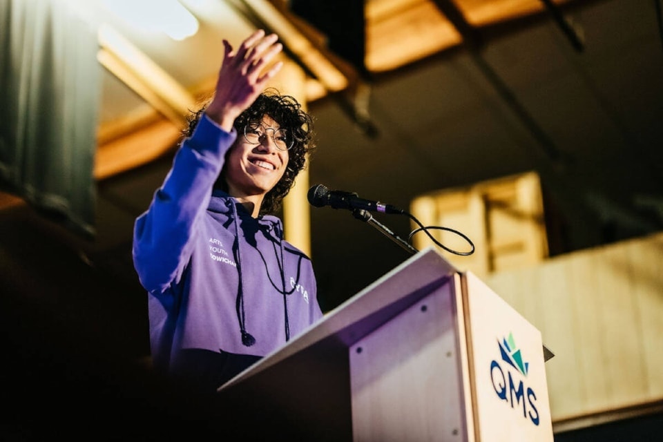 Jason Cheng is the founder and was the driving force behind the Cowichan Youth Festival of the Arts which was entirely initiated from the students of Queen Margaret's School and first launched in 2023.
(Photo by Ashley Marston)