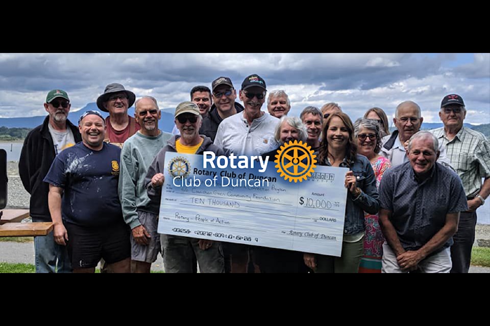 The Rotary Club of Duncan, which was first established as the 41st Rotary Club worldwide, has since given back to the Cowichan community in countless ways.
(Courtesy of Duncan Rotary Club)