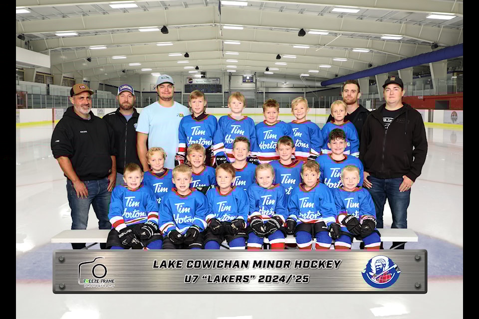 The U7 Lake Cowichan Lakers