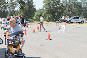 Scooter Rodeo gave a taste of importance of brain health in Cowichan
