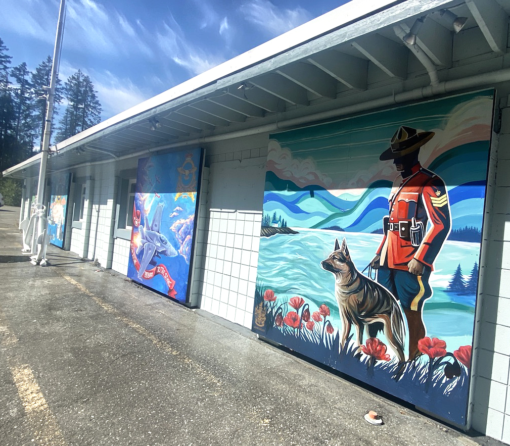 Malahat Legion unveils marvellous murals