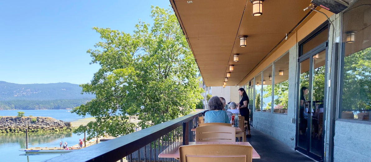 There is no better place to enjoy the warm summer temperatures than sitting outside on Cowichan Bay Pub's patio that seats 28 guests for the ultimate experience of great food and good times. 
(Chadd Cawson/Connector)