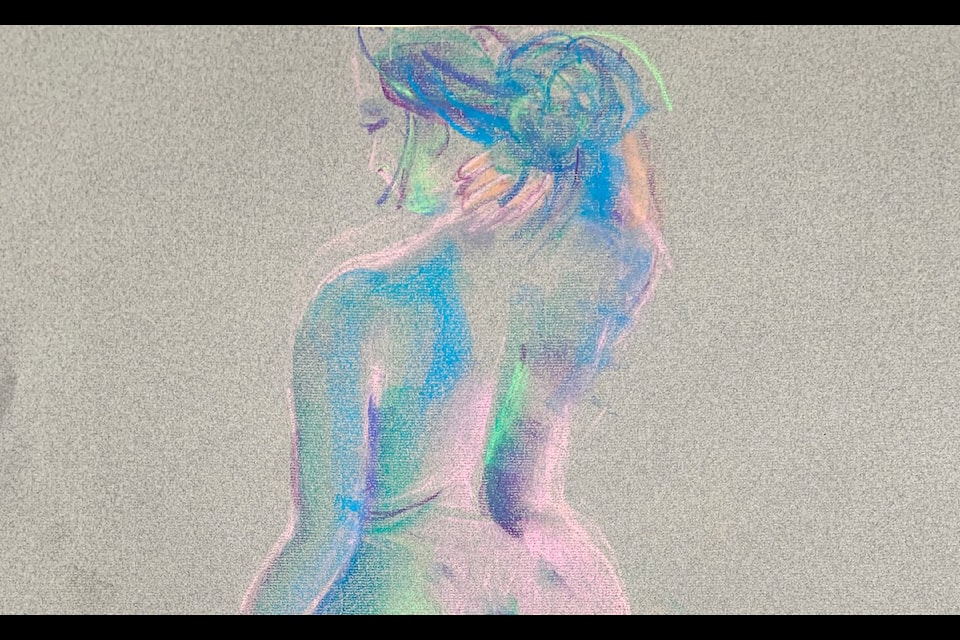 The Old Firehouse Wine and Cocktail Bar in Duncan will be turning up the heart this summer, as they host a new bold, and colourful exhibit of pastel figure drawings from Canadian local artist Jennifer Lawson. The exhibit opens on June 26, and will run until August 4. (Submitted)