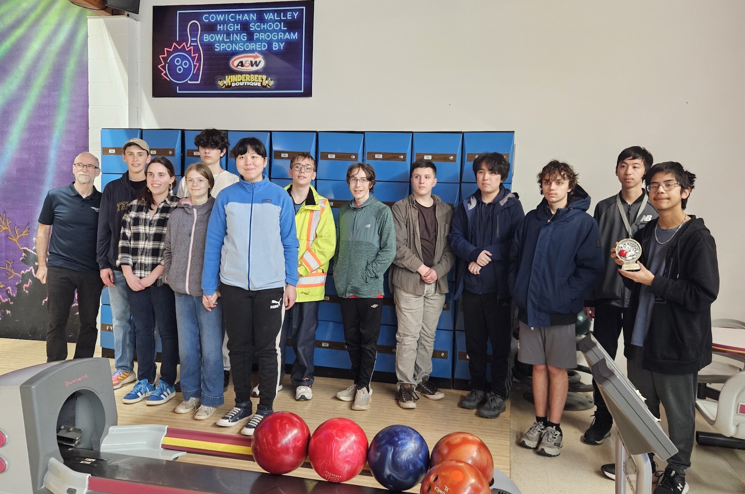Strikes R US, Team Lazenchuck win Cowichan high school bowling program titles