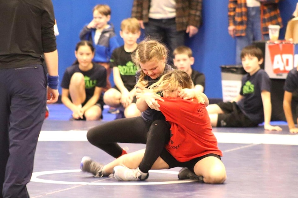 The Cowichan Valley Wrestling Club and Queen Margaret’s School played host to annual Cowichan Valley elementary wrestling playdowns on Feb. 27.