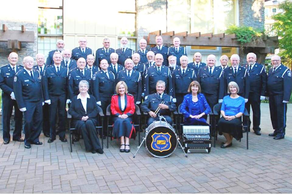 The Greater Victoria Police Chorus will be at the Duncan Christian Reformed Church for a fundraiser concert presented by the Nowruz Syrian Refugee Sponsorship group on March 15. (Greater Victoria Police Chorus photo) 