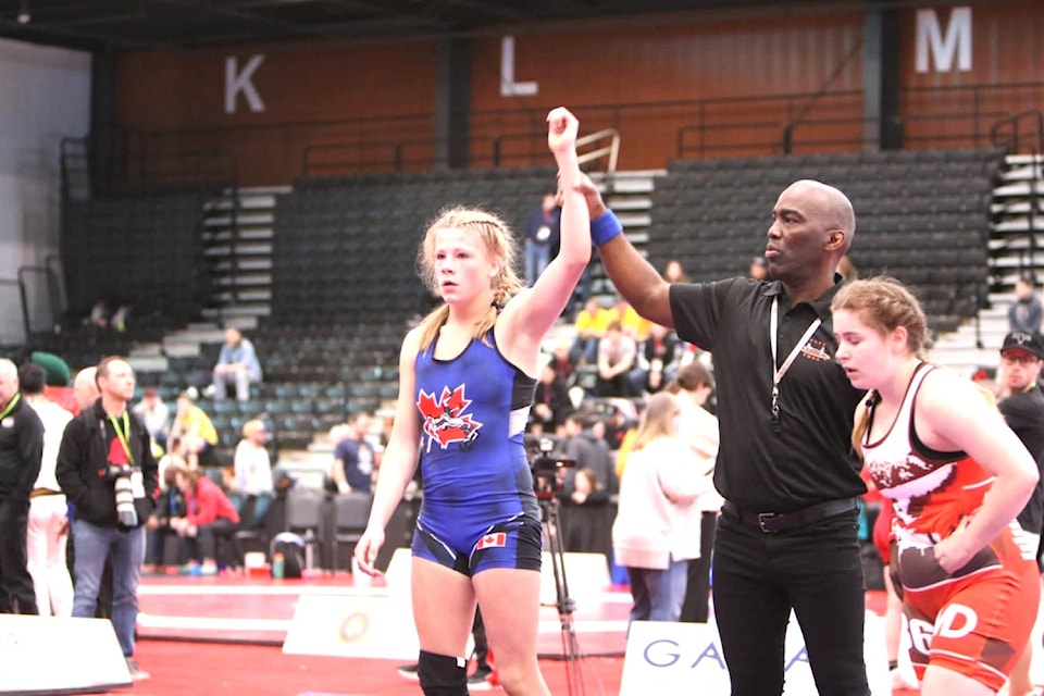 Amelia Korchinski and the Cowichan Valley Wrestling Club had a strong showing at nationals.