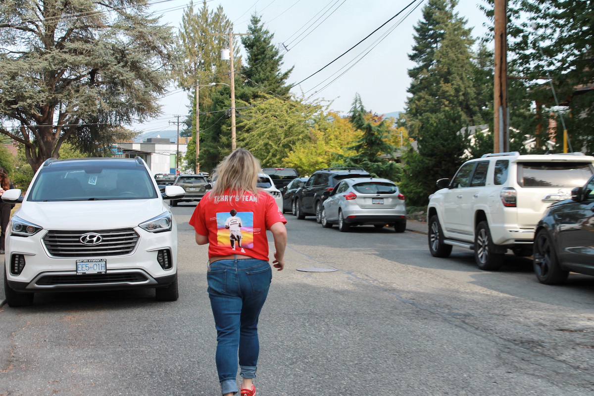 Dominica Dorazio, a breast cancer survivor, will be running 45 km on Set 13 to mark the 45th year since Terry Fox embarked on his Marathon of Hope. Dorazio will start and end her journey at Queen Margaret's School. 
 (Chadd Cawson/Citizen)
