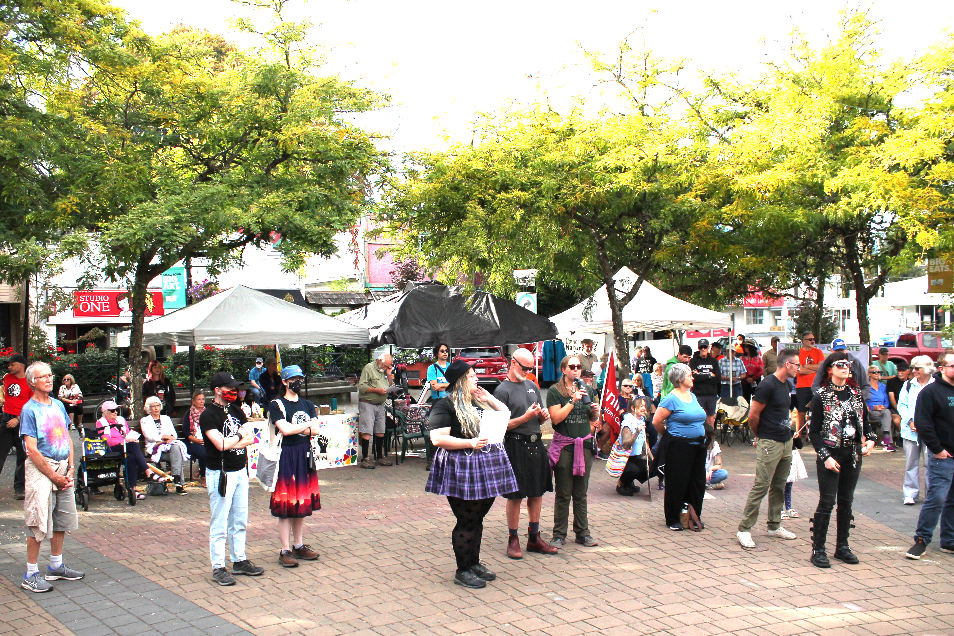 Rally in Duncan targets wealth hoarding and regressive policies