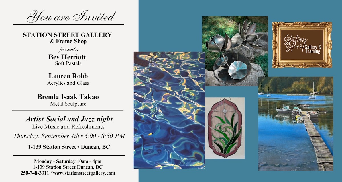 Station Street Gallery shows off work of local artists with Art Social and Jazz night on Sept. 4